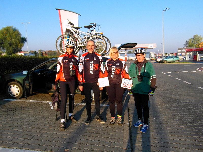 Zbiórka przed wyjazdem na Scandia Maraton Lang Team do Kwidzyna