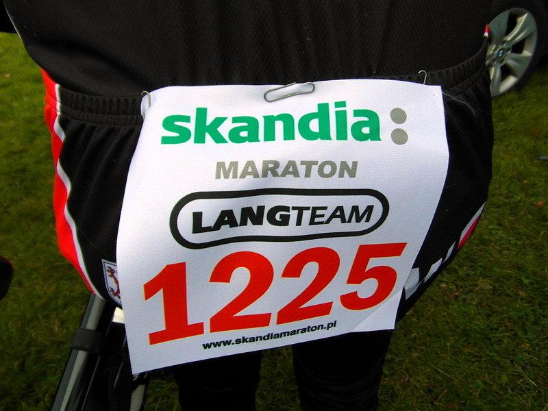Jak można przypiąć sobie numerek)))-Scandia Maraton Lang Team Kwidzyn 2014