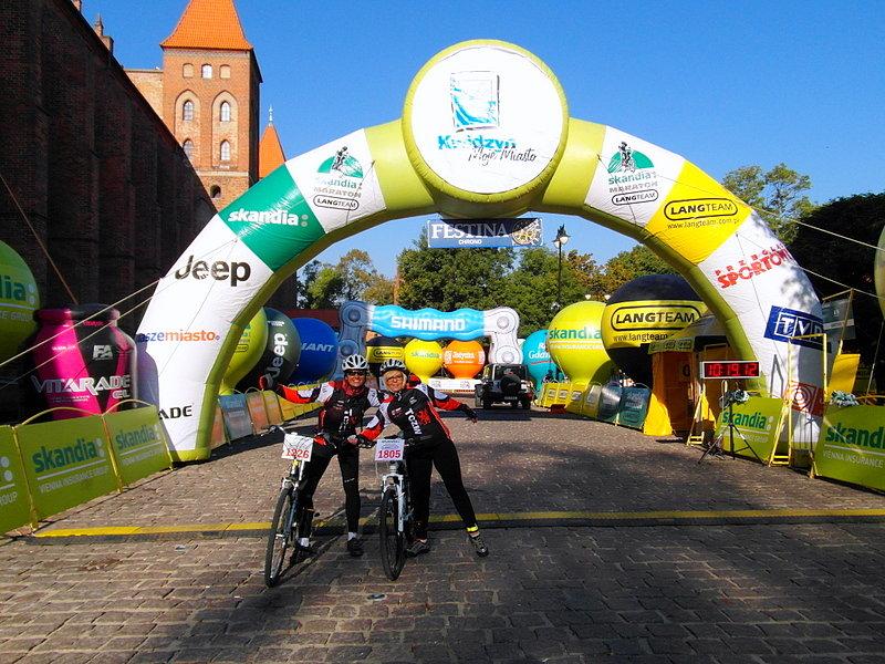Ja i Kasia - Scandia Maraton Lang Team Kwidzyn 2014