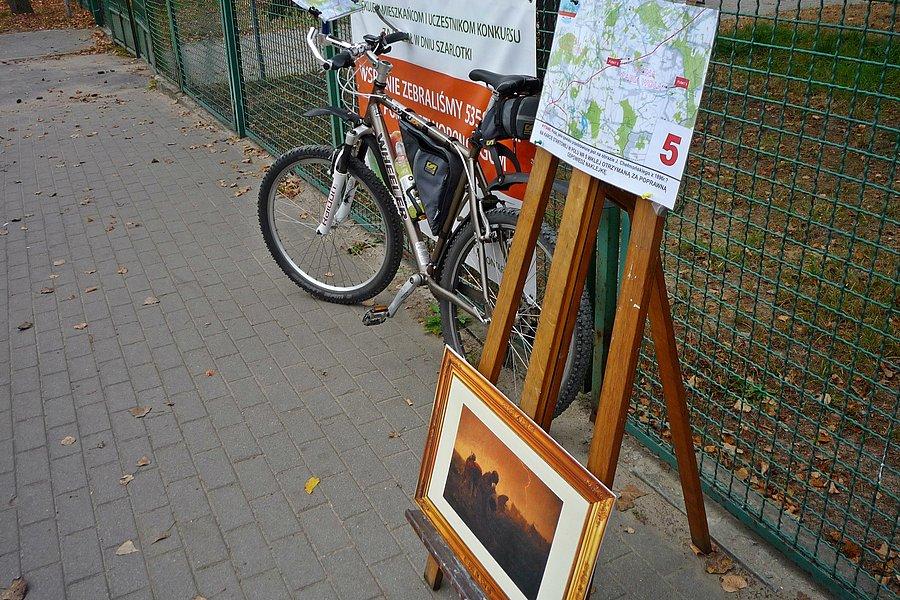 Rajd z Termami Mszczonów- jeden z punktów kontrolnych