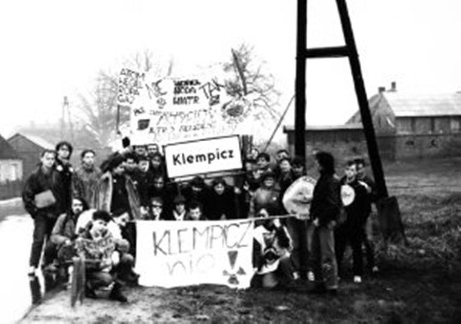 Protesty w Klempiczu, źródło: www.nuclear.pl
