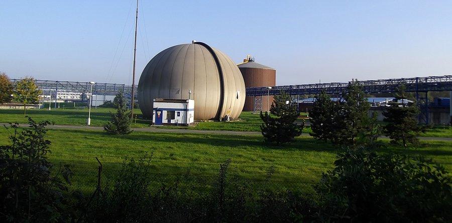 Oczyszczalnia ścieków w okolicy Ostravy