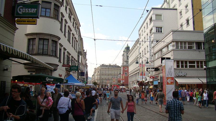 Zatłoczony Linz