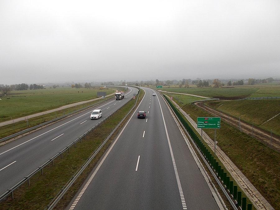 Zielony Grąd - widok na S7