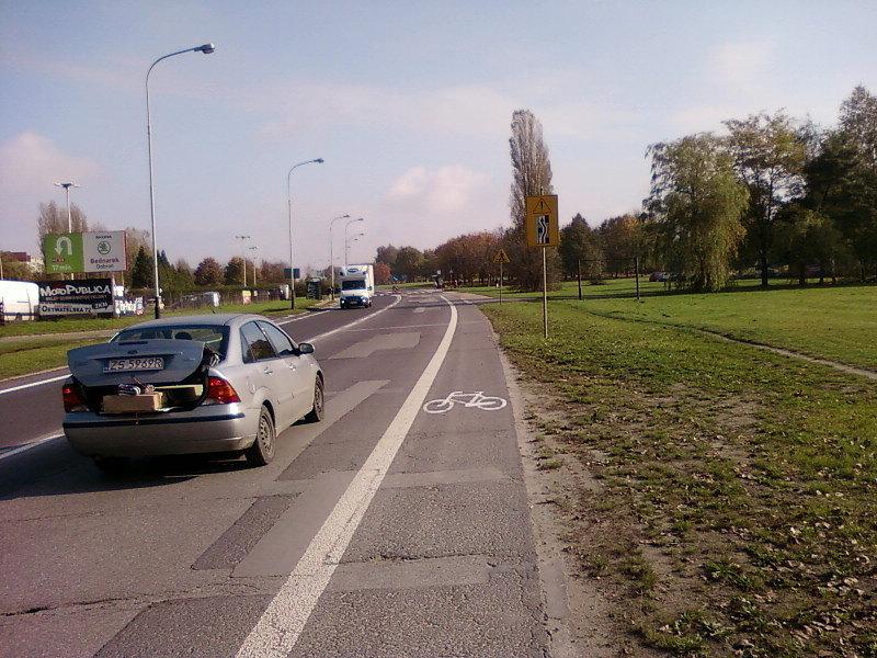 Pas rowerowy na Maratońskiej