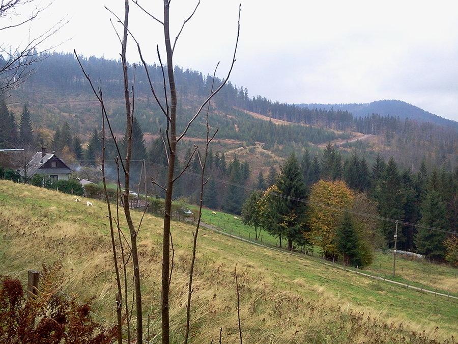 Widok z Mrózkowa na Stożek