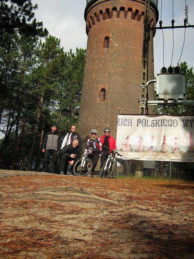 Czołpino, cała ekipa pod latarnią morską :-)