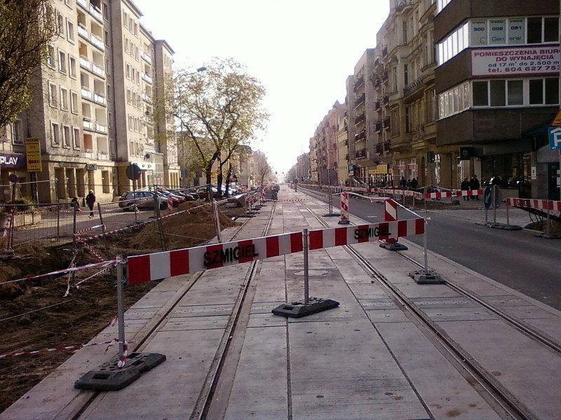 Nowe torowisko na Piotrkowskiej