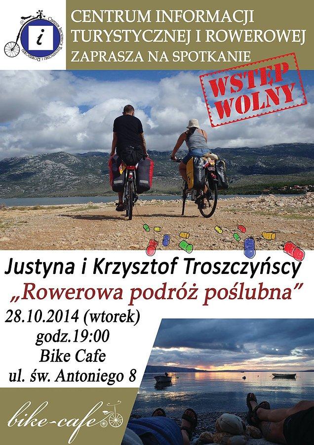 Plakat naszej relacji z podróży poślubnej
