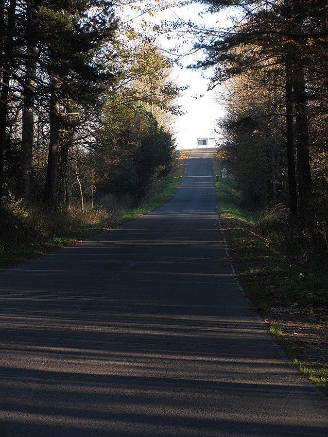 Podjazd nad Pętną