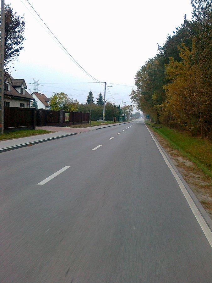 Nawet na drodze z Babic do Mościsk mozna było zrobić takie zdjęcie