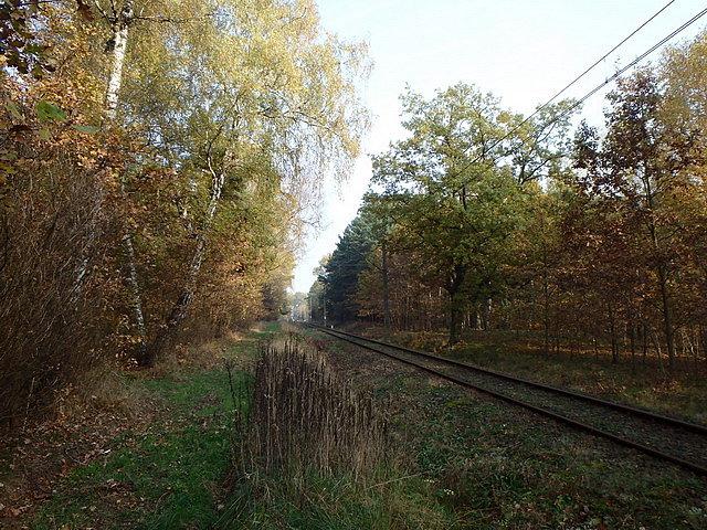 Powrót wzdłuż torów od Brdyujścia do Bydgoszcz-Wschód