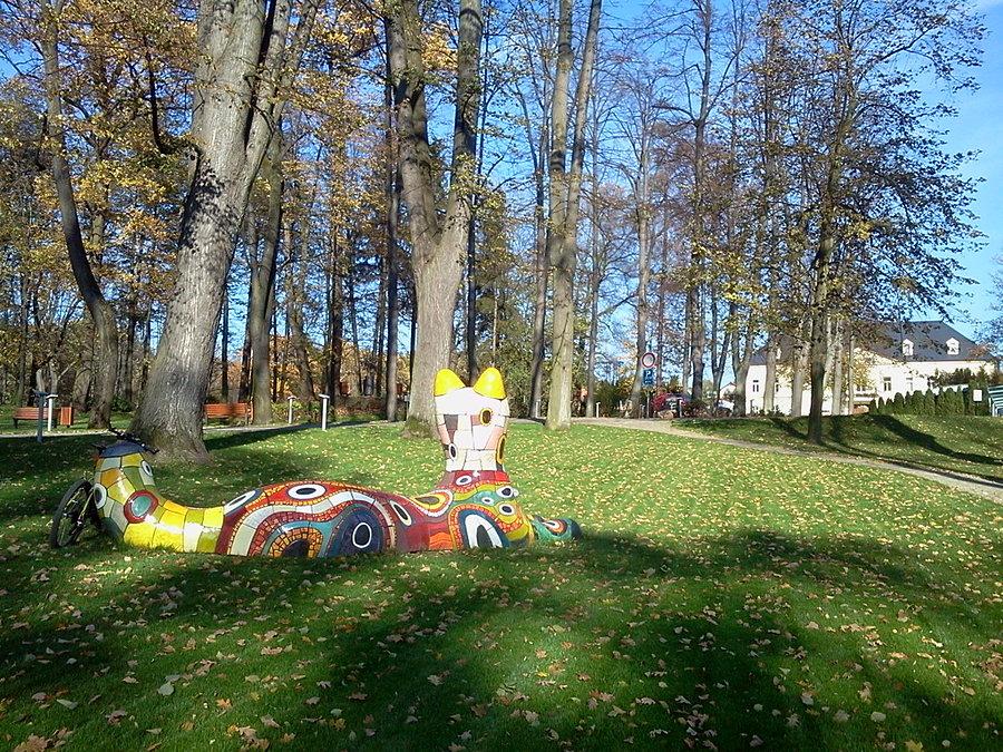Park ipałacyk w Prstnej