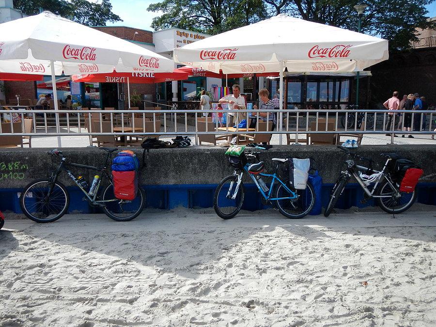 Śniadanie w Kołobrzegu na plaży