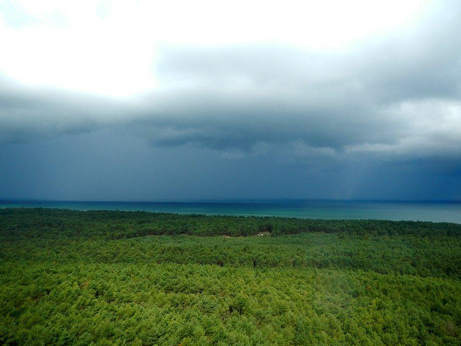 Widok z latarni Stilo