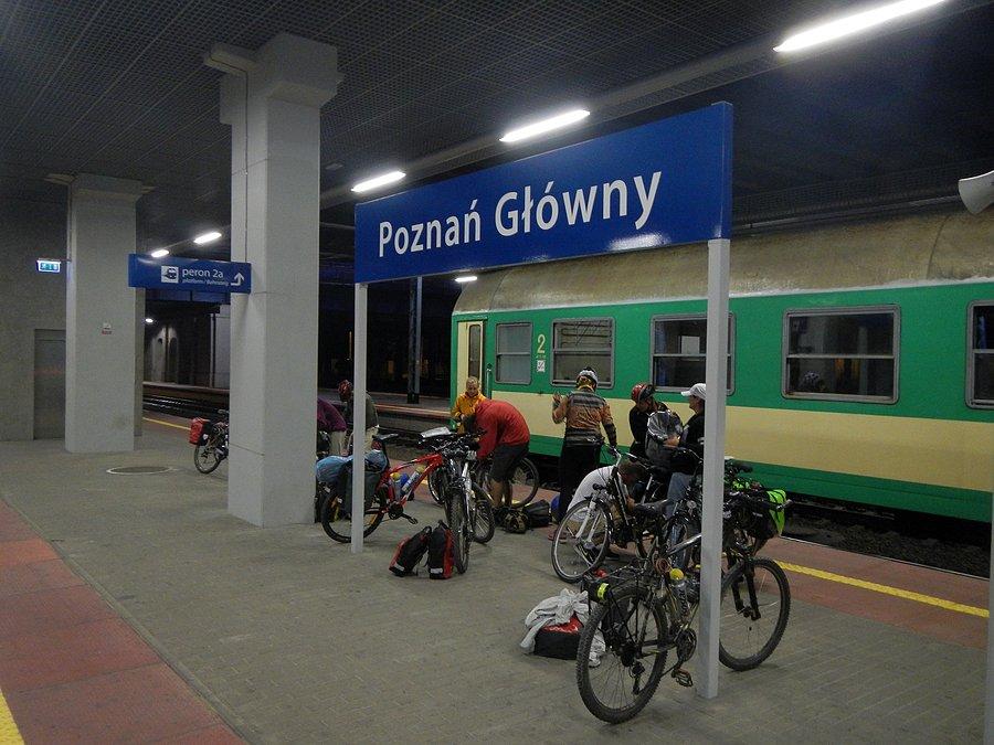 Już w Poznaniu na dworcu