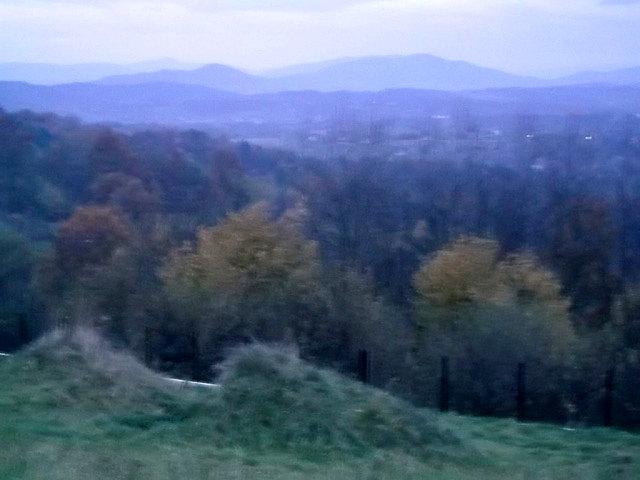 Niewiele widać, ale to widoczek z Raciborska ;)