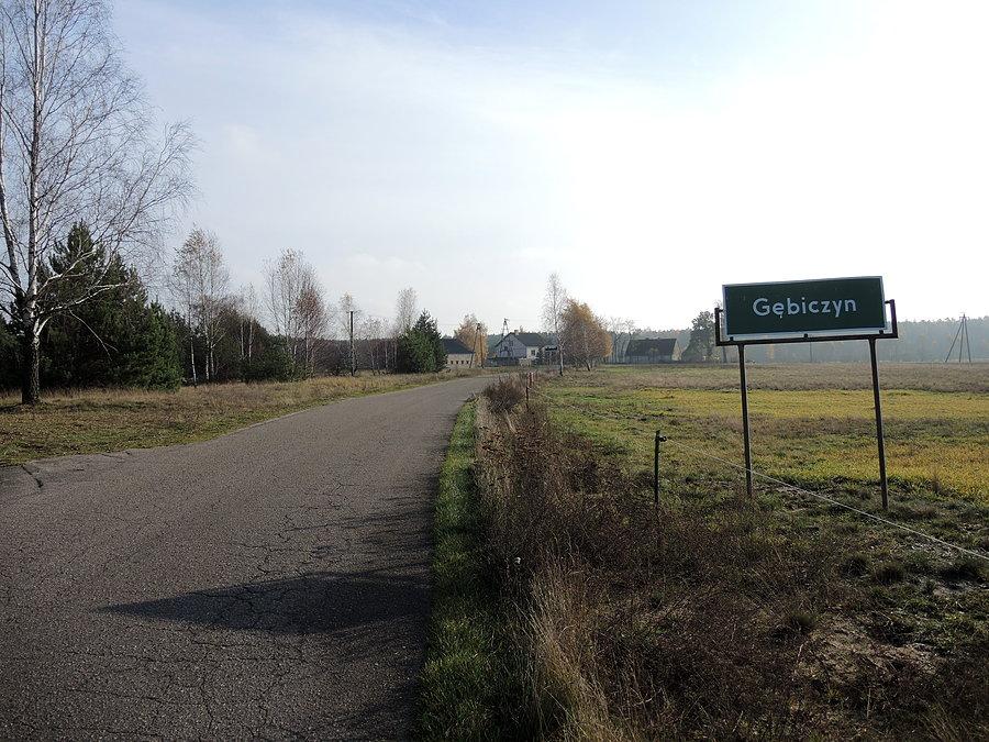 Wjazd do Gębiczyna