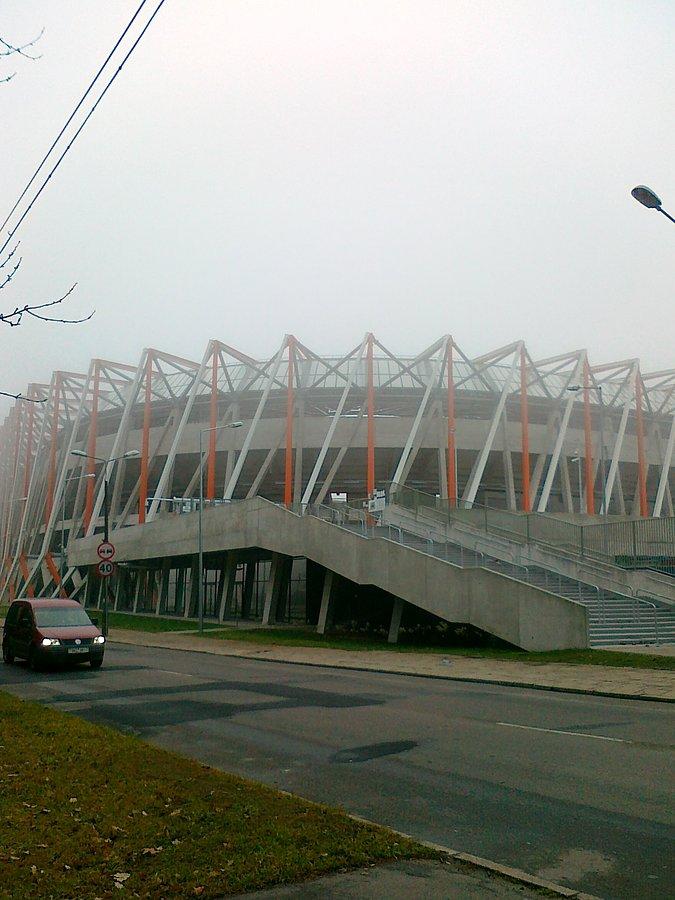 Nowy a właściwie odnowiony i rozbudowany stadion, gdzie gra Jagiellonia