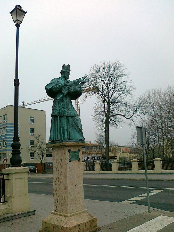 A to zdjęcie dla Teicha. Białostocki pomnik Nepomucena