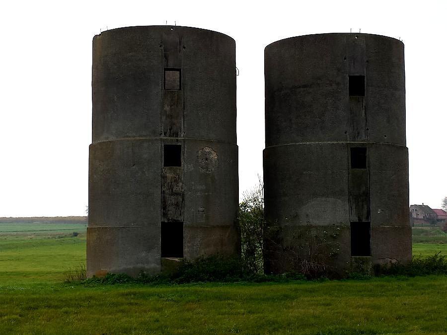 Poniemieckie silosy w Kurcewie