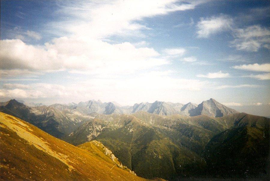 Widok na Tatry Wysokie