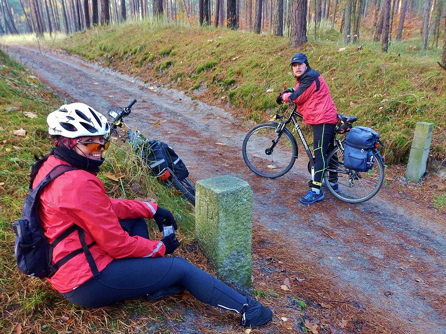 Wycieczka na Mierzeję Wiślaną. Spotkanie z elbląskimi morsami i rowerzystami... :)