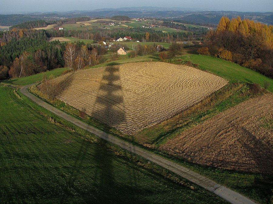 Z wieży widokowej w Bruśniku