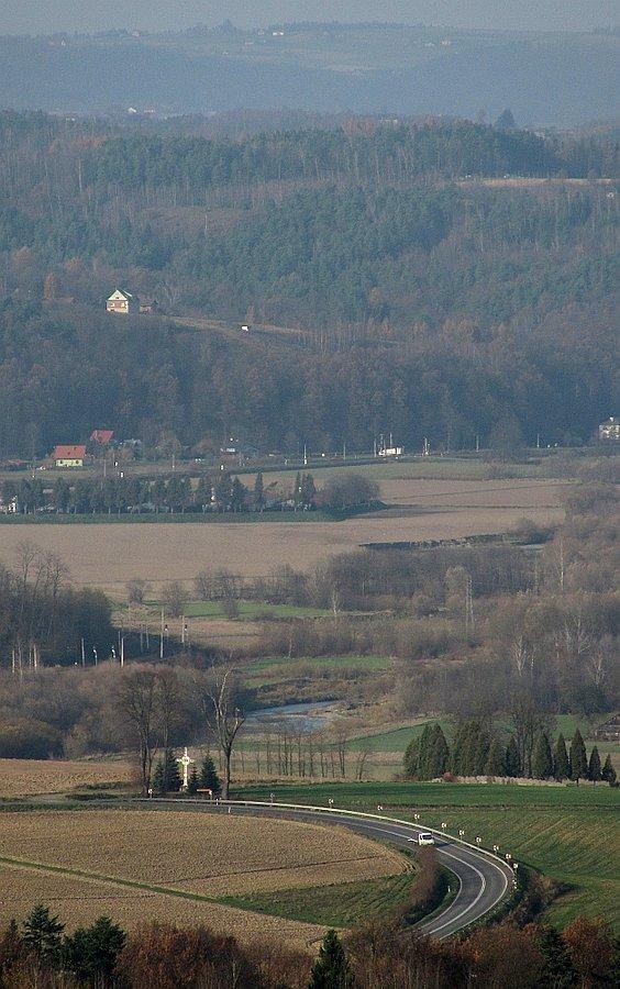 A w dole - zjazd do Ciężkowic