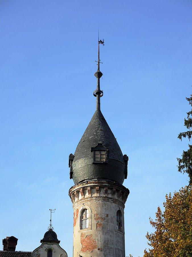 Widok na kopułę wieży
