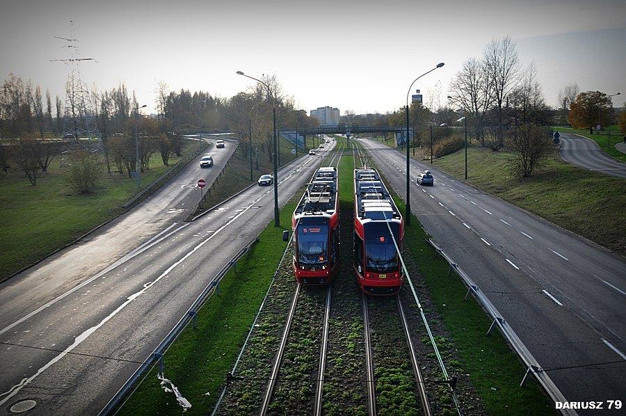 Sosnowiec - Środula | Linia 15 : Pesa Twist Step 129Nb/2012N - 841 - Sztefa i 847 - Zeflik