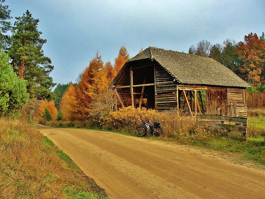 Jesień na rowerze. Okolice Tczewa