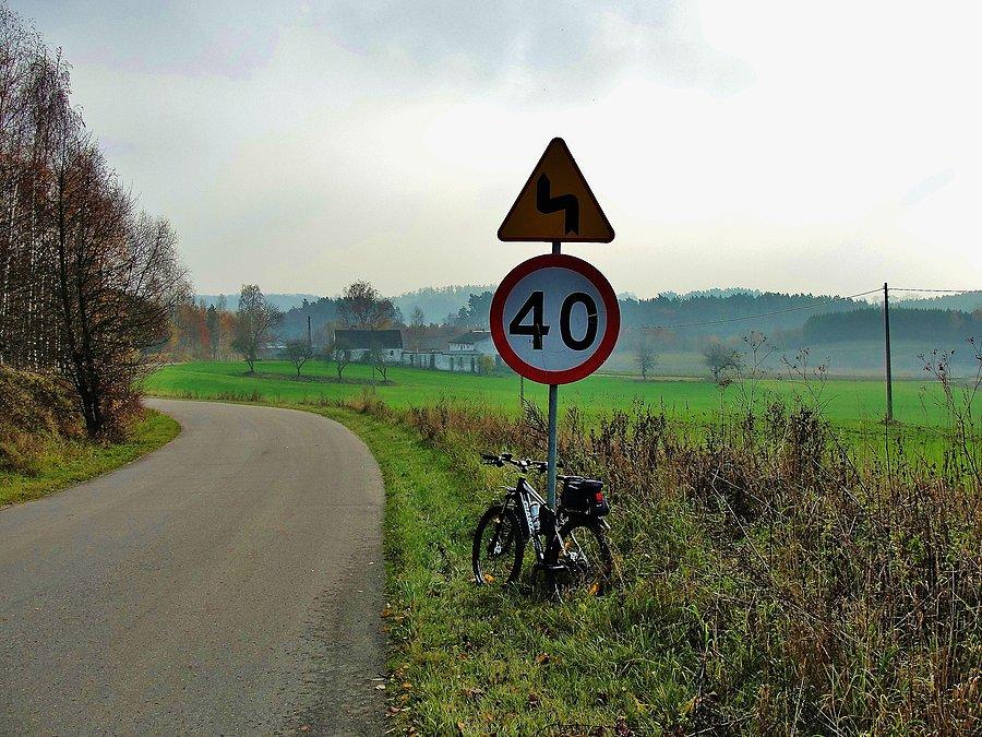 Jesień na rowerze. Okolice Tczewa