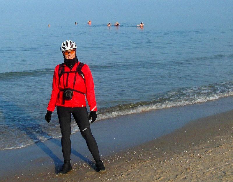 Ja na plaży w Stegnie