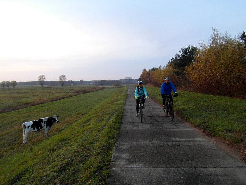 Ania i Artur zamykający peleton