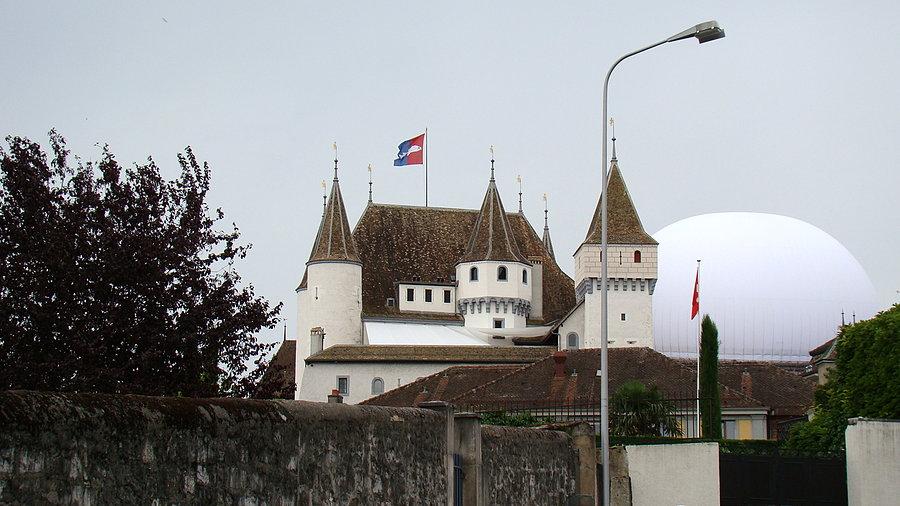 Bajkowy zamek w Nyon