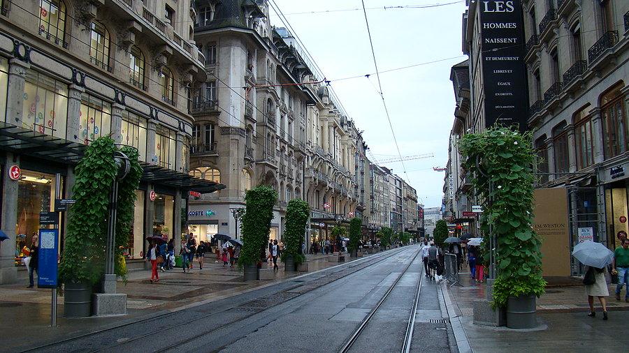 Jedna z głównych ulic w centrum