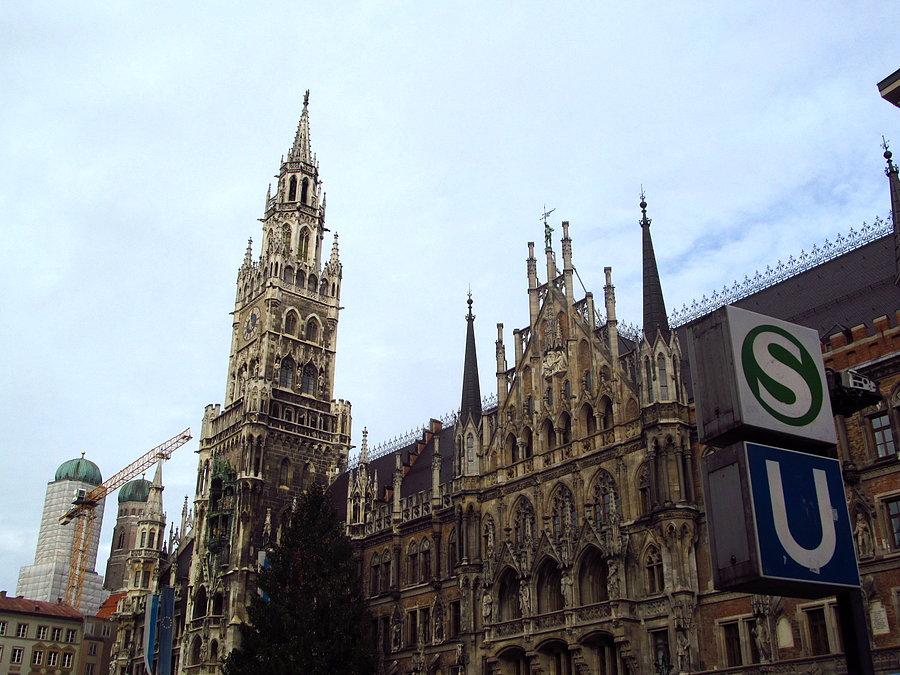 Ratusz na Marienplatz