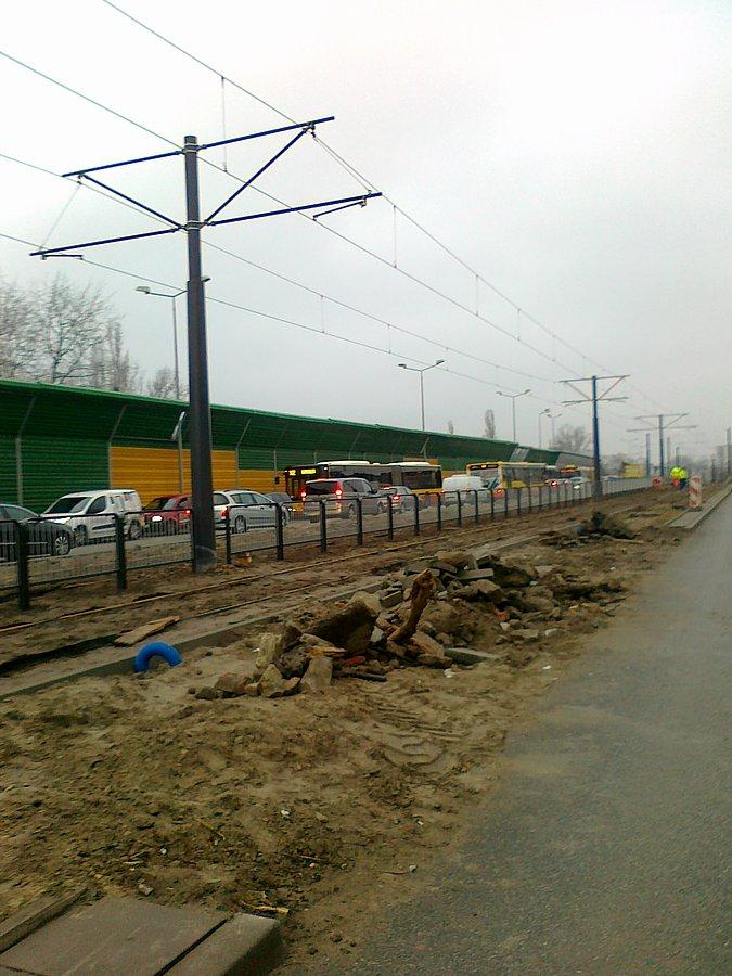 Teren przy nowych torach jeszcze wymaga dopracowania