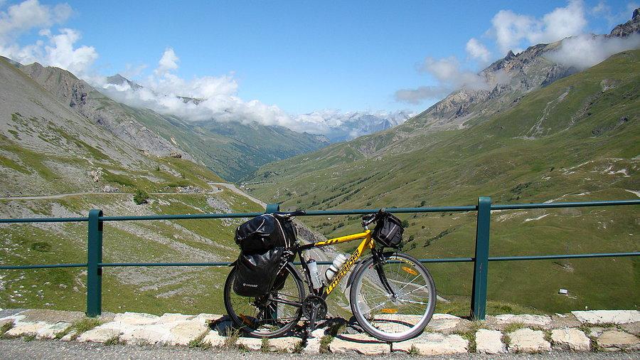 Merida na tle Alp