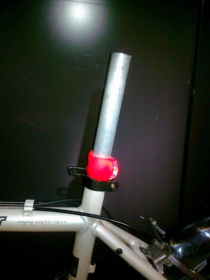 Połamana sztyca Fat Tube