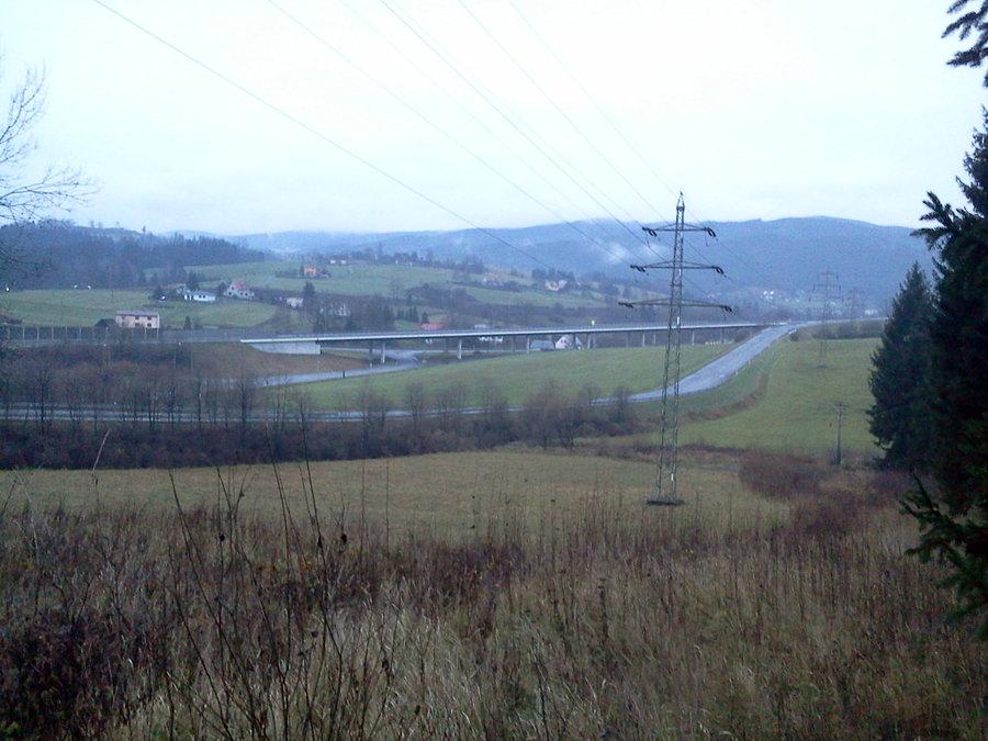Podjazd od przejścia granicznego