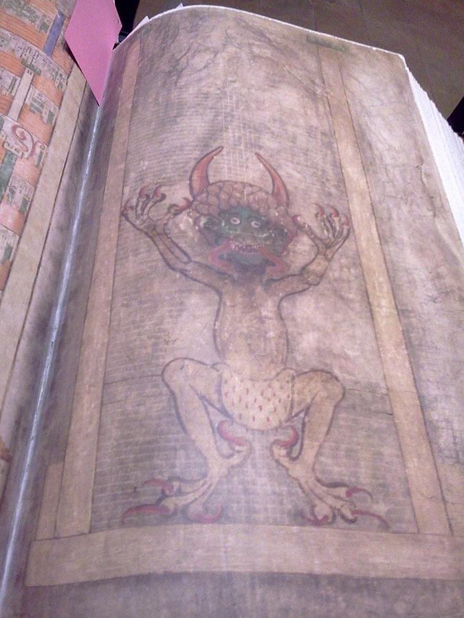 Codex Gigas, wizerunek diabła