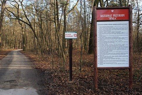 U bram Rezerwatu pojawiła się wielka tablica informacyjna