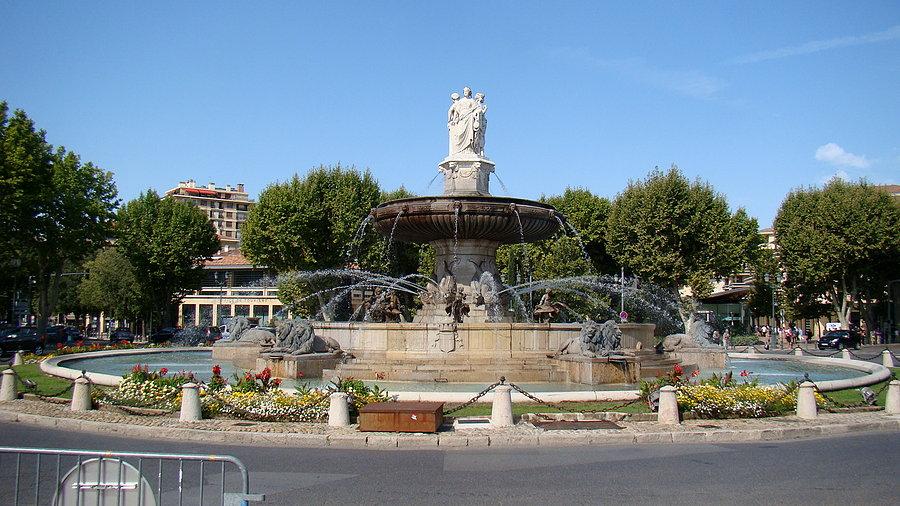 Fontanna w Aix