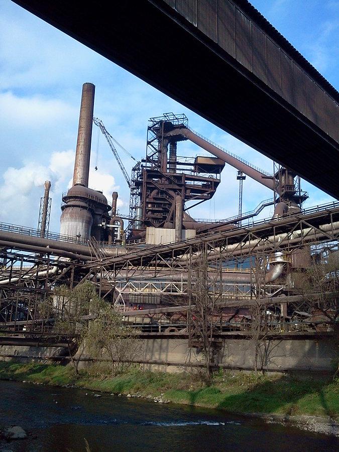 Huta w Trzyńcu od strony Olzy