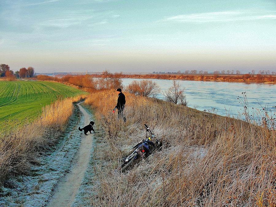 Jesień na rowerze. Nasza Wisełka.Okolice Tczewa