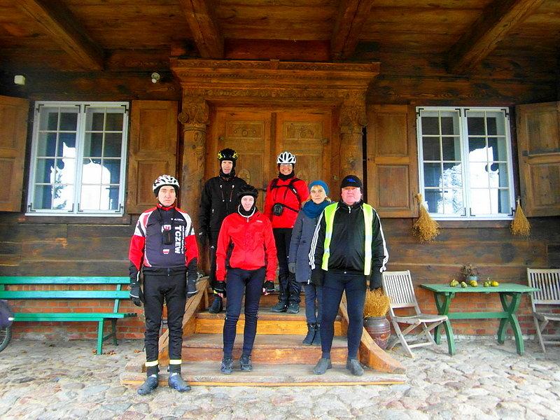 Na ganku z Panią Jadwigą (gospodarzem domu) - Marynowy