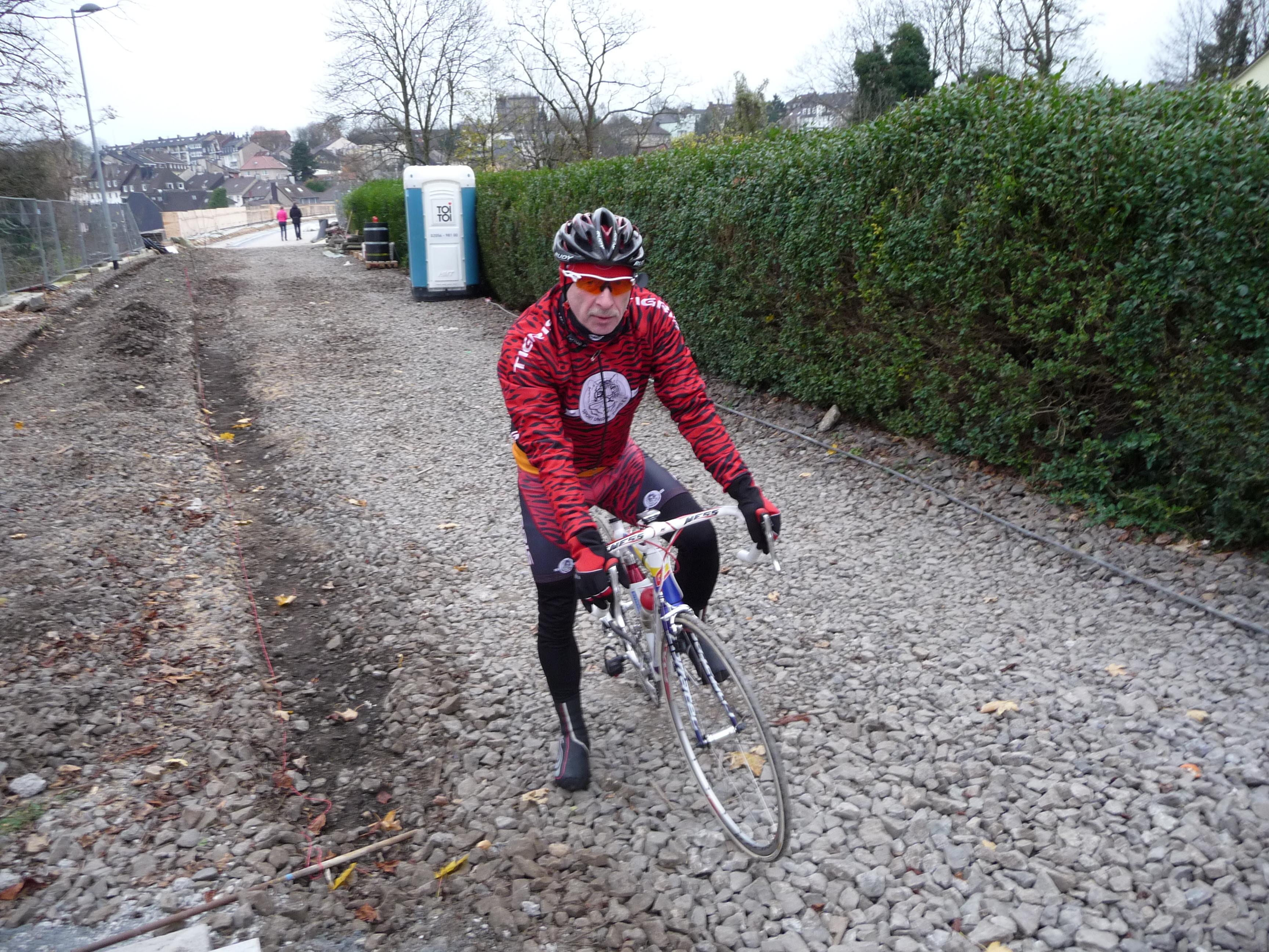 Radwegami dookoła Wuppertalu - fragmenty jeszcze niewykończone