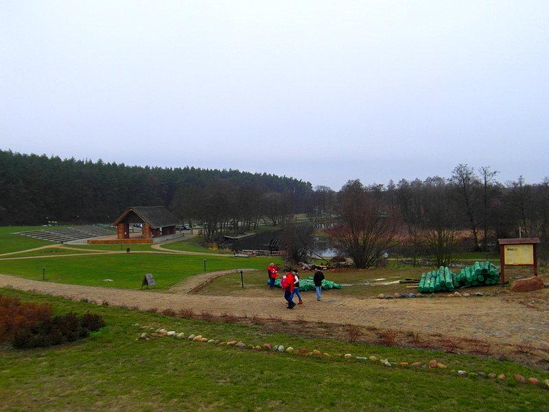 Widok na teren grodziska